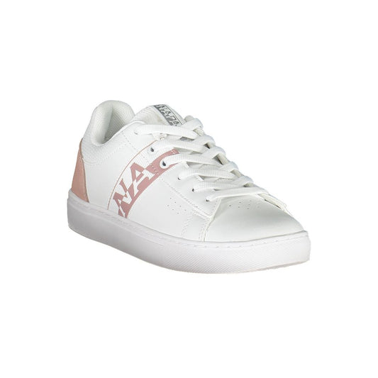 Napapijri White Leather Women Sneaker Napapijri