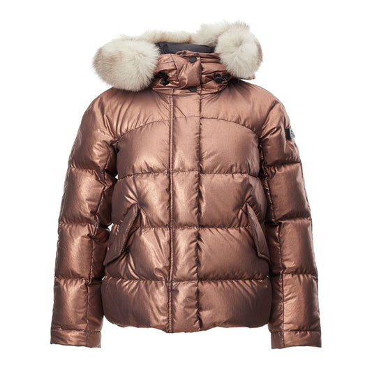 Peuterey Pink Polyester Jackets & Coat Peuterey