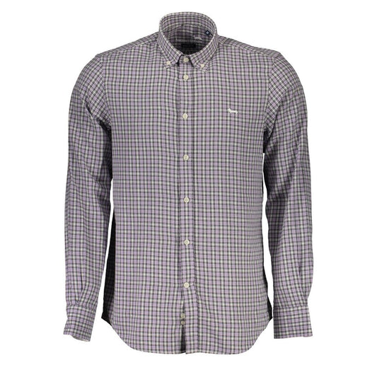 Harmont & Blaine Purple Cotton Men Shirt Harmont & Blaine