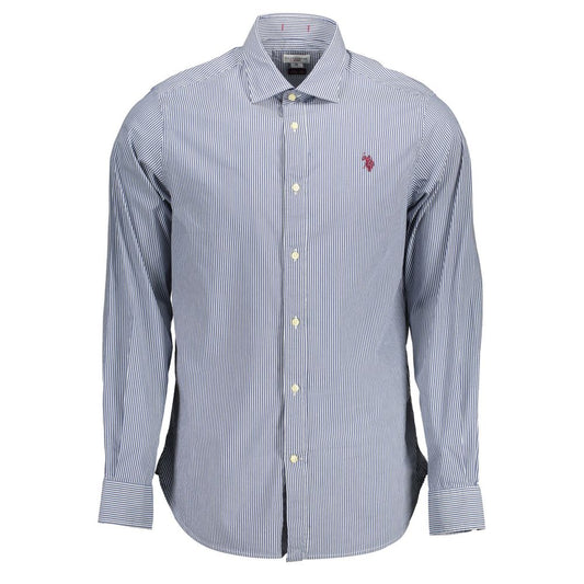 U.S. POLO ASSN. Blue Cotton Men Shirt U.S. POLO ASSN.