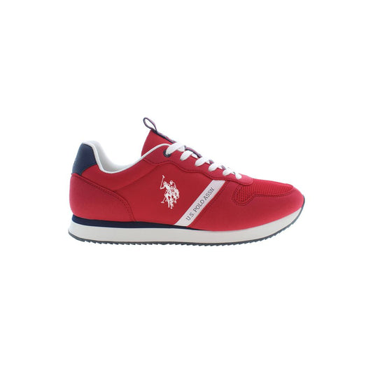 U.S. POLO ASSN. Red Polyester Men Sneaker U.S. POLO ASSN.