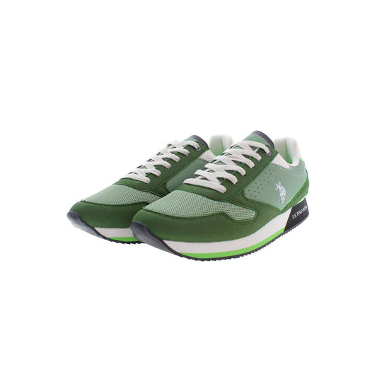 U.S. POLO ASSN. Green Polyester Men Sneaker U.S. POLO ASSN.