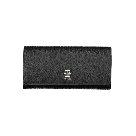 Tommy Hilfiger Black Polyethylene Women Wallet Tommy Hilfiger