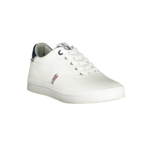 Napapijri White Polyester Men Sneaker Napapijri