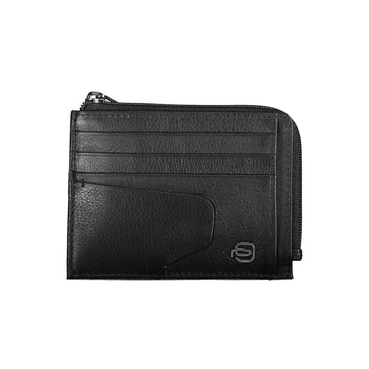 Piquadro Black Leather Men Wallet Piquadro