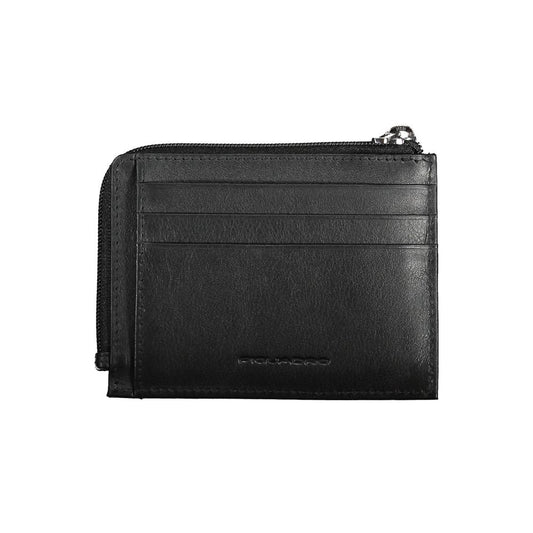 Piquadro Black Leather Men Wallet Piquadro