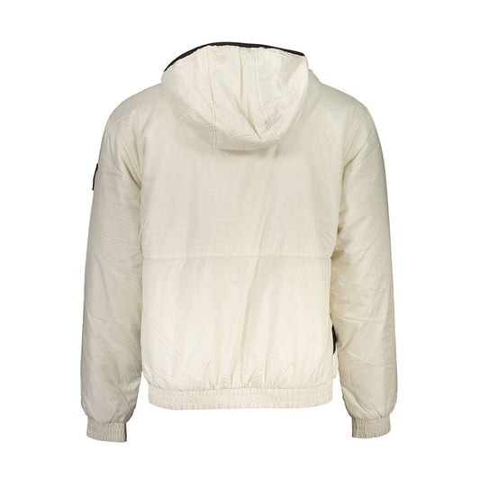 Calvin Klein Beige Polyester Men Jacket Calvin Klein