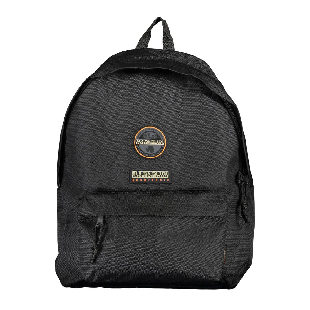 Napapijri Black Cotton Men Backpack Napapijri