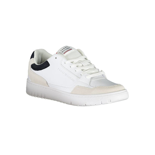 Tommy Hilfiger White Polyethylene Men Sneaker Tommy Hilfiger