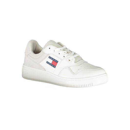 Tommy Hilfiger White Polyester Sneaker Tommy Hilfiger