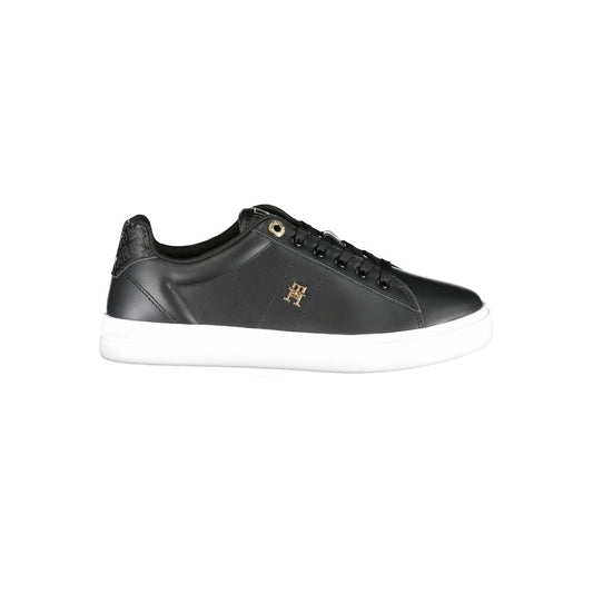 Tommy Hilfiger Black Polyester Sneaker Tommy Hilfiger