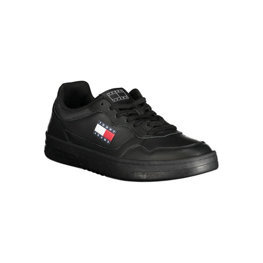 Tommy Hilfiger Black Polyethylene Men Sneaker Tommy Hilfiger