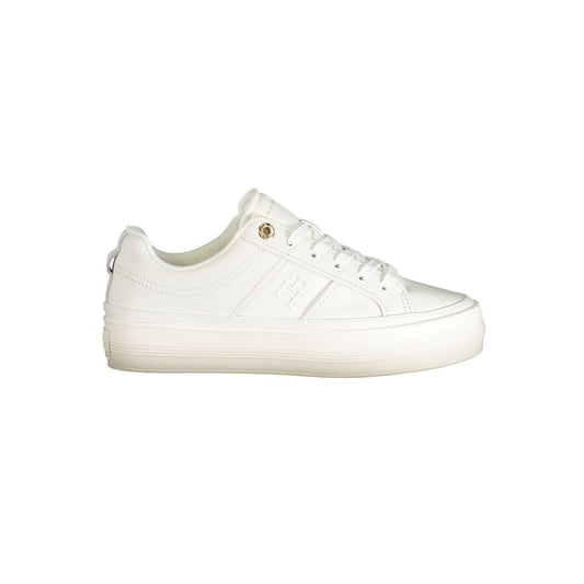 Tommy Hilfiger White Polyethylene Women Sneaker Tommy Hilfiger