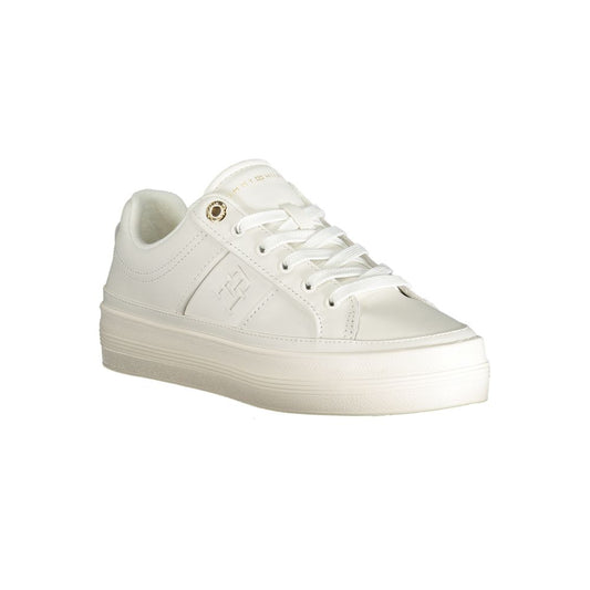 Tommy Hilfiger White Polyethylene Women Sneaker Tommy Hilfiger