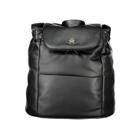 Tommy Hilfiger Black Polyester Women Backpack Tommy Hilfiger