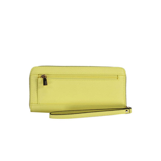 Guess Jeans Yellow Polyethylene Women Wallet Guess Jeans