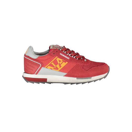 Napapijri Red Polyester Men Sneaker Napapijri