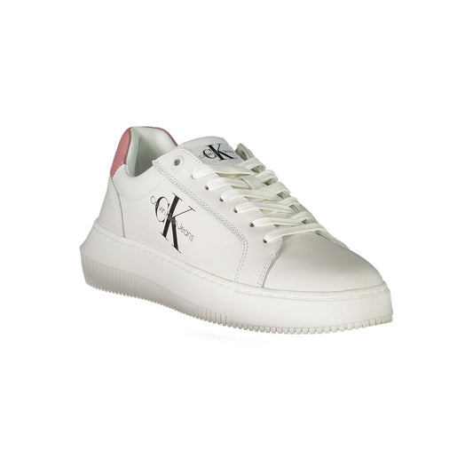 Calvin Klein White Polyester Sneaker Calvin Klein