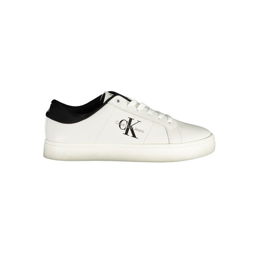 Calvin Klein White Polyester Sneaker Calvin Klein