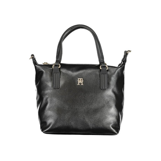 Tommy Hilfiger Black Polyester Handbag Tommy Hilfiger