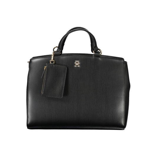 Tommy Hilfiger Black Polyethylene Women Handbag Tommy Hilfiger