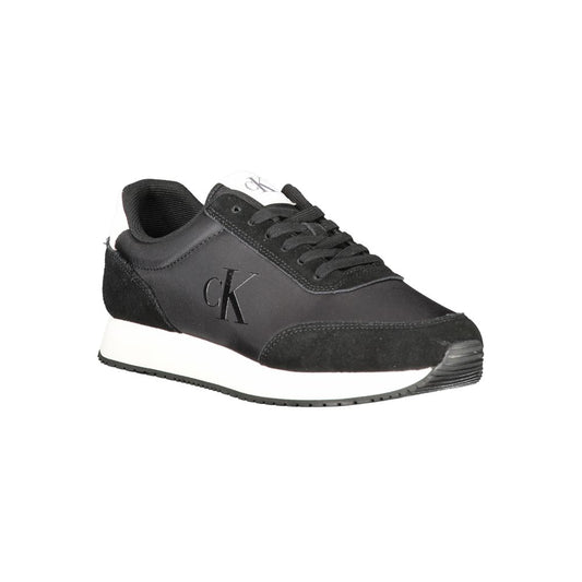 Calvin Klein Black Polyester Men Sneaker