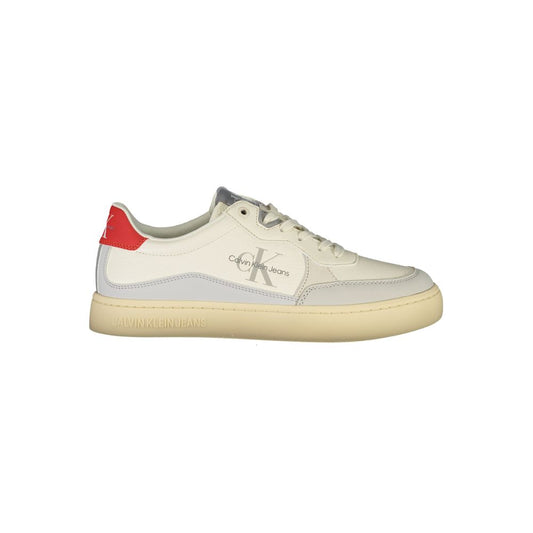 Calvin Klein White Polyester Sneaker Calvin Klein