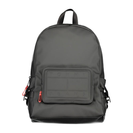 Tommy Hilfiger Black Polyester Backpack Tommy Hilfiger