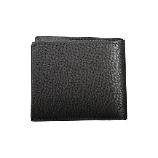 Tommy Hilfiger Black Leather Wallet Tommy Hilfiger