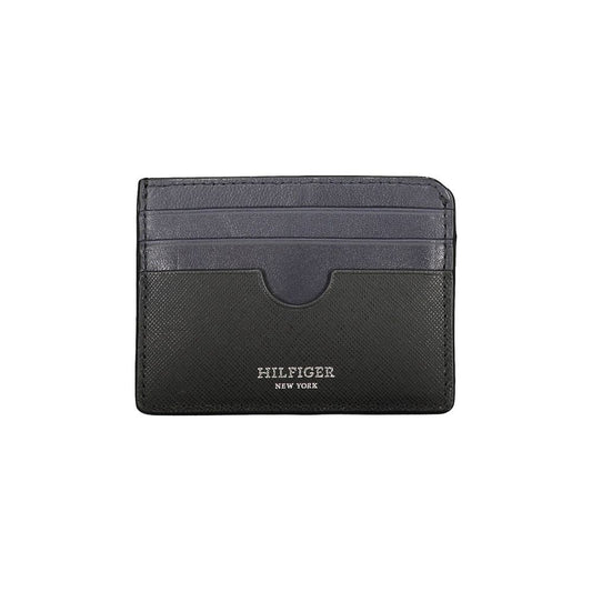 Tommy Hilfiger Black Leather Wallet Tommy Hilfiger