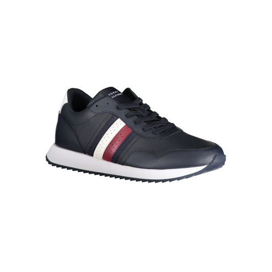 Tommy Hilfiger Blue Polyester Sneaker Tommy Hilfiger