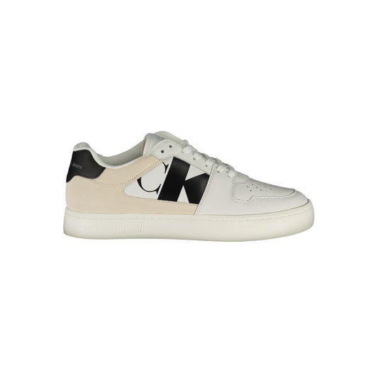 Calvin Klein White Polyester Sneaker Calvin Klein