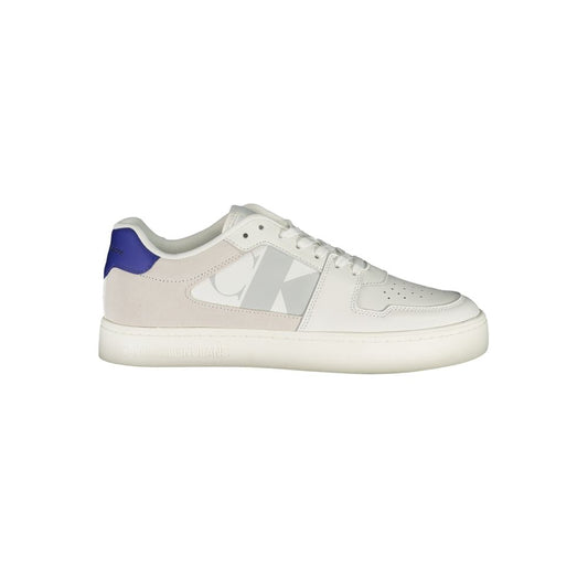 Calvin Klein White Leather Mens Sneaker Calvin Klein