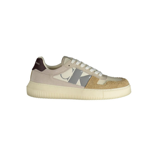 Calvin Klein Beige Polyester Sneaker Calvin Klein