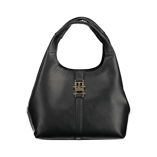 Tommy Hilfiger Black Polyethylene Women Handbag Tommy Hilfiger