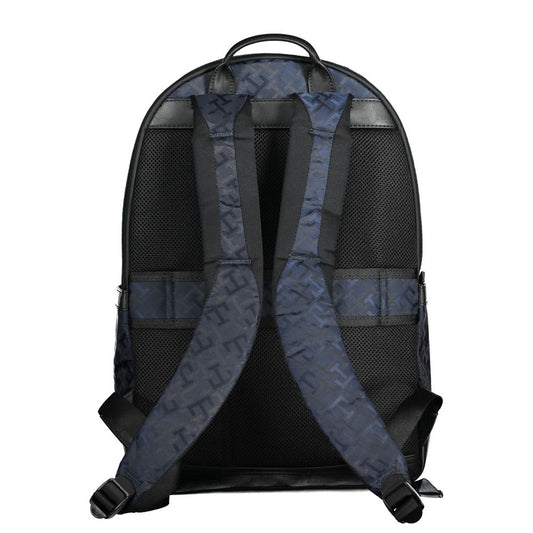 Tommy Hilfiger Blue Polyester Men Backpack Tommy Hilfiger