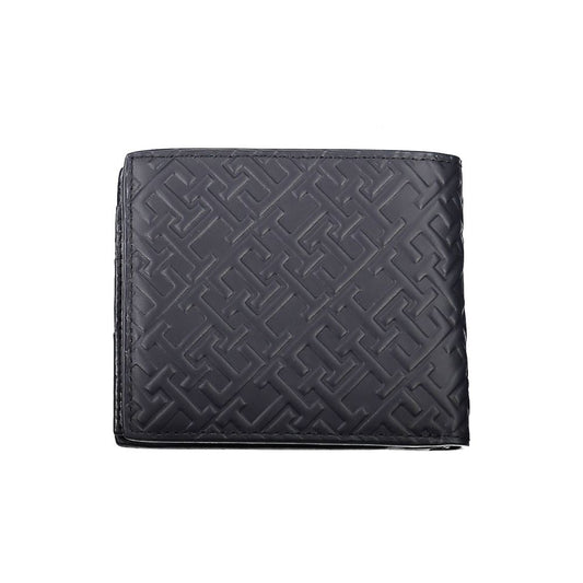 Tommy Hilfiger Blue Leather Men Wallet Tommy Hilfiger