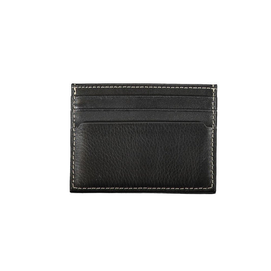 Tommy Hilfiger Black Leather Men Wallet Tommy Hilfiger