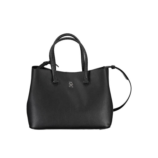 Tommy Hilfiger Black Polyethylene Handbag Tommy Hilfiger