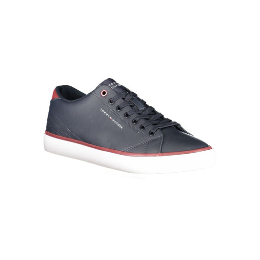 Tommy Hilfiger Blue Polyester Sneaker Tommy Hilfiger