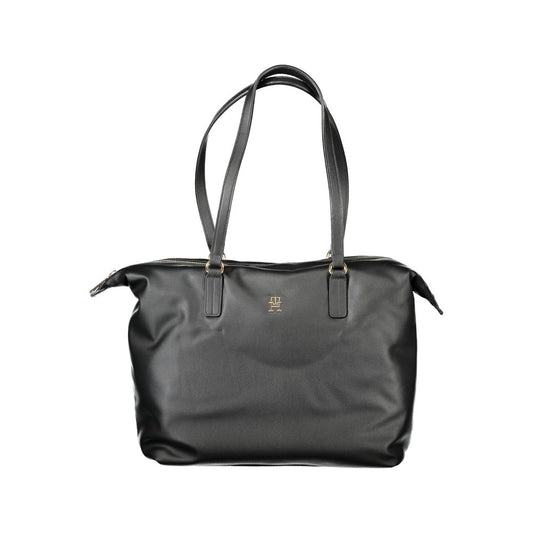 Tommy Hilfiger Black Polyester Women Handbag Tommy Hilfiger