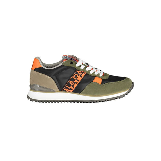 Napapijri Green Polyester Men Sneaker Napapijri