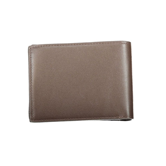 Calvin Klein Brown Leather Wallet Calvin Klein