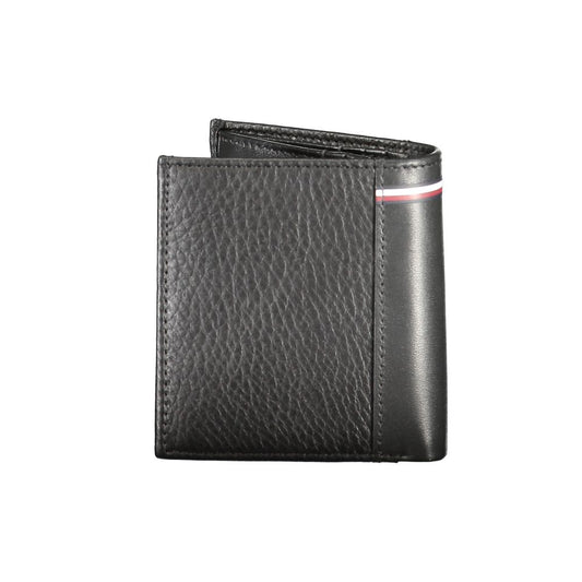 Tommy Hilfiger Black Leather Wallet Tommy Hilfiger