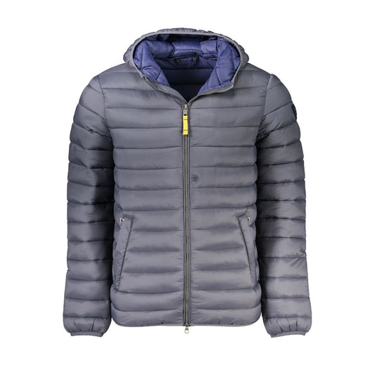 Armata Di Mare Gray Polyamide Men Jacket Armata Di Mare