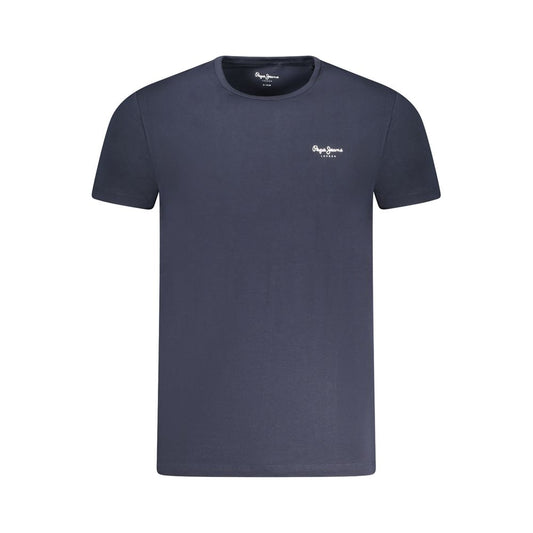 Pepe Jeans Blue Cotton Men T-Shirt Pepe Jeans