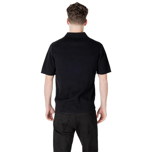 Calvin Klein Jeans Black Cotton T-Shirt Calvin Klein Jeans