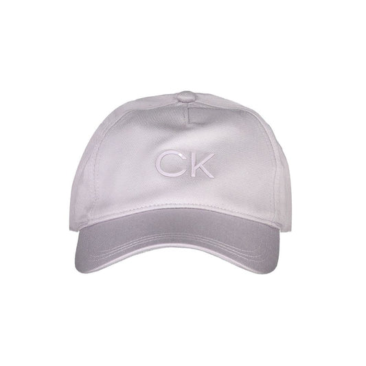 Calvin Klein Purple Cotton Hat Calvin Klein