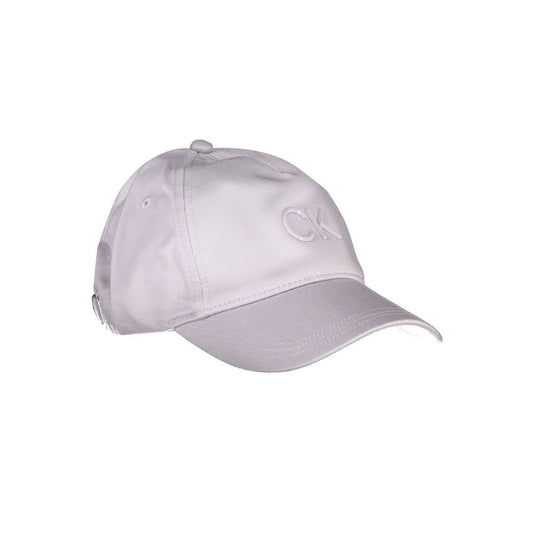 Calvin Klein Purple Cotton Hat Calvin Klein