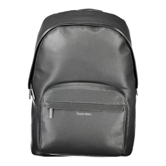 Calvin Klein Black Polyester Men Backpack Calvin Klein